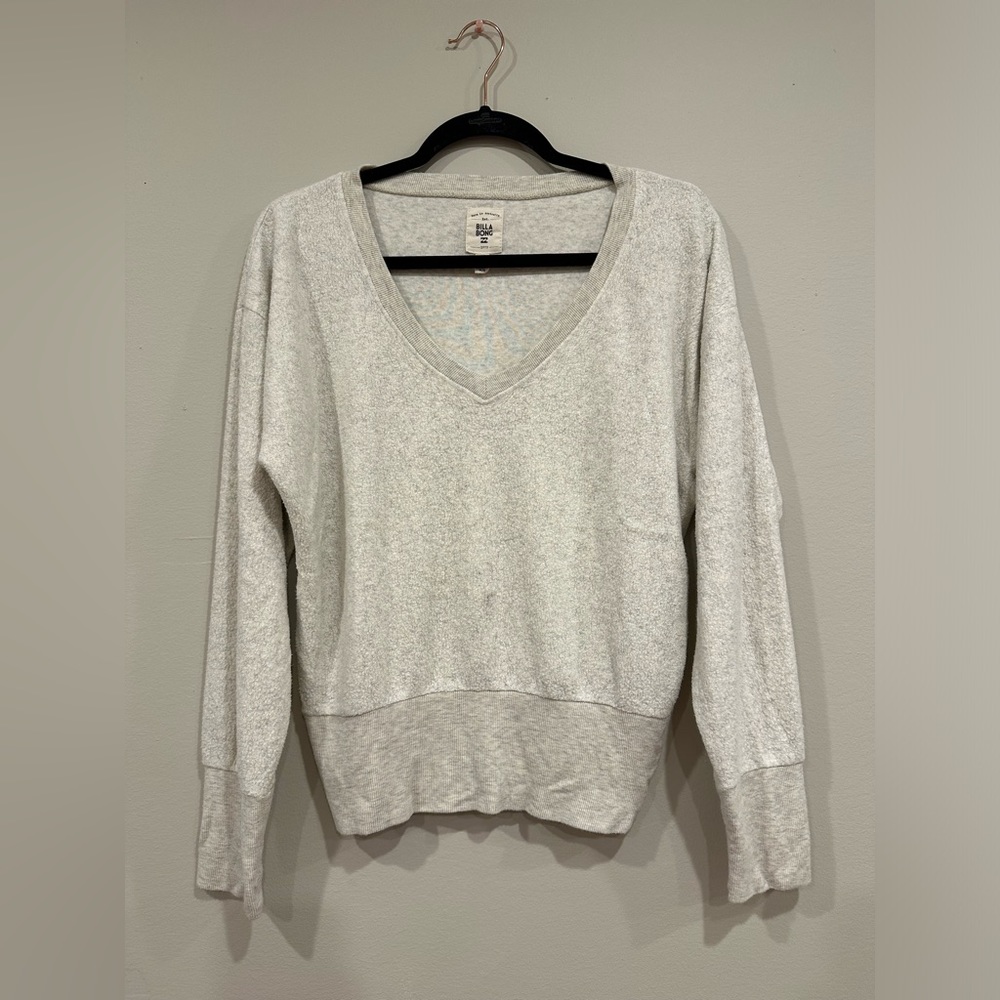 Billabong Sweatshirt -fitted wide cinched waist - size M